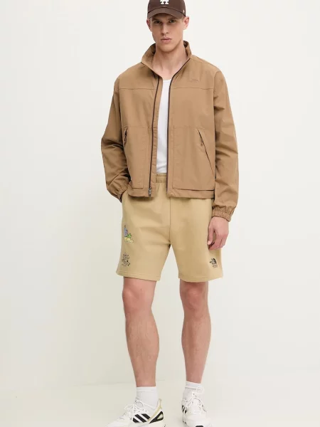 Μπουφάν The North Face SPORTY STREET καφέ