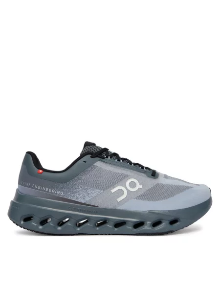Buty do biegania On Cloudsurfer Next stone/marsh niebieskie