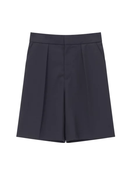 Krótkie szorty Victoria Beckham niebieskie