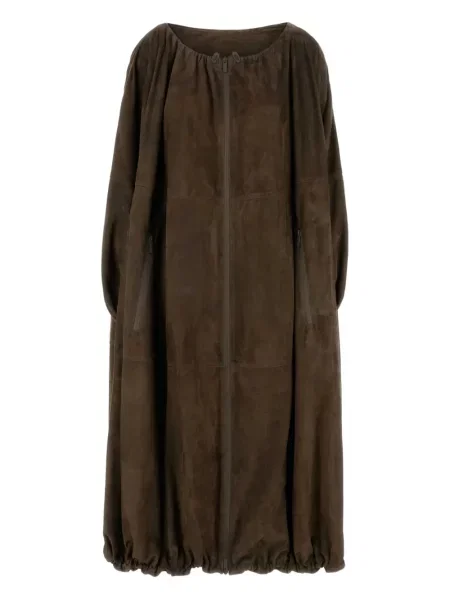 Palton Ferragamo maro