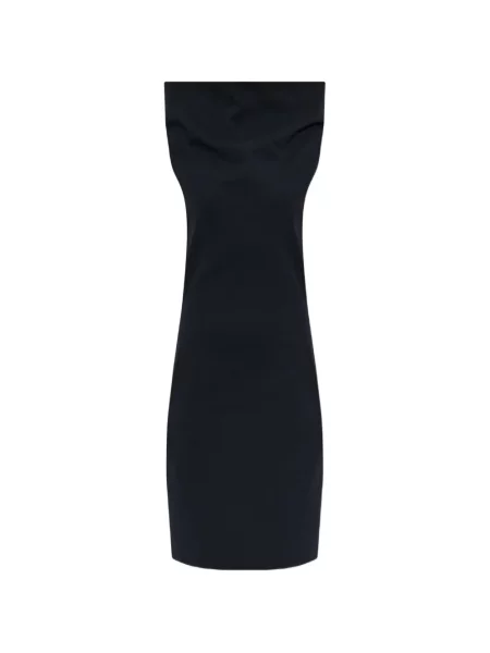 Rochie midi Issey Miyake fără mâneci albastru