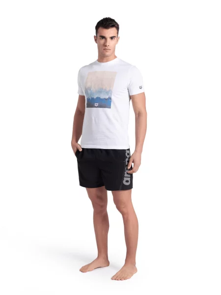 Koszulka T-Shirt sportowy Arena T-Shirt Solid Cotton biała