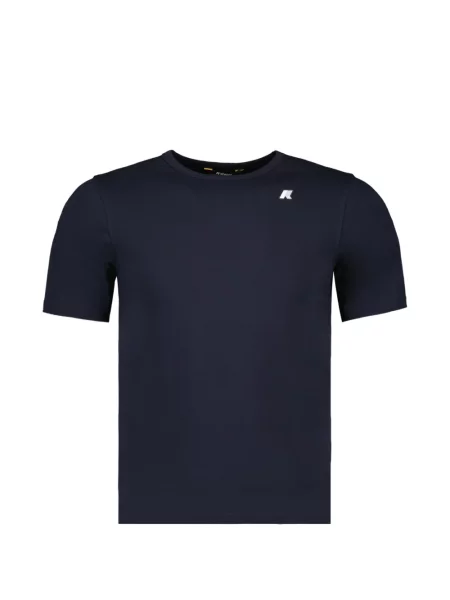 Tricou K-way cu autograf albastru