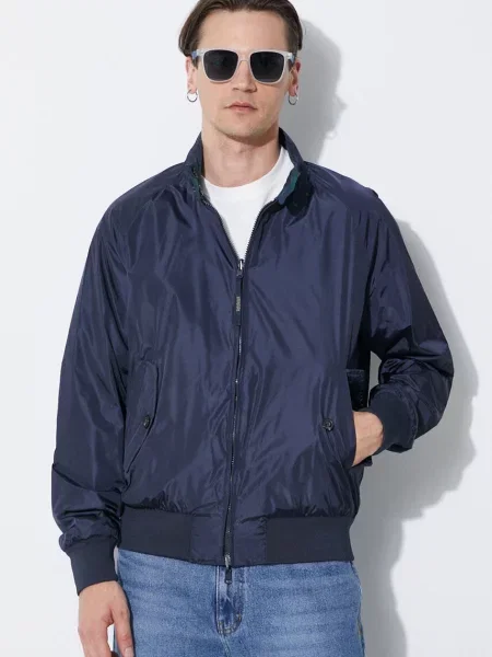 Яке с две лица Baracuta Reversible G9 преходен модел тъмносиньо
