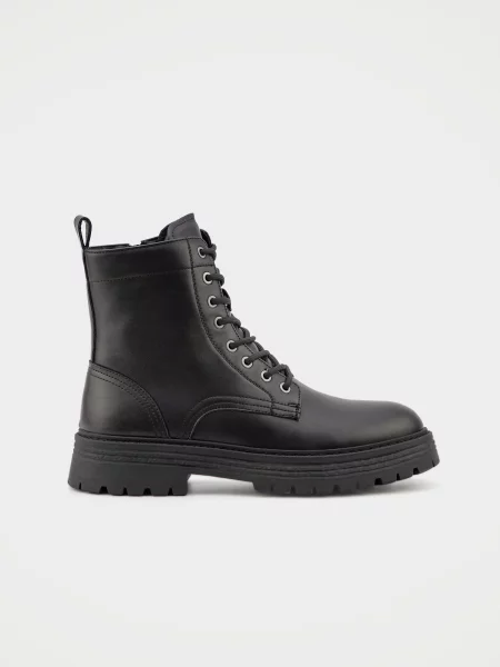 Кожаные ботинки Urban Trace черные