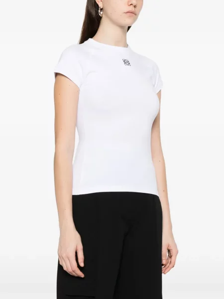 Tricou Loewe cu broderie alb