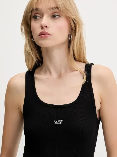 Топ Guess Jeans чорний