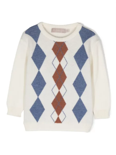 Sweter dziecięcy La Stupenderia biały
