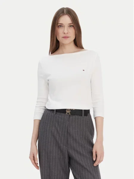 Tommy Hilfiger Bluzka New Cody Écru biała