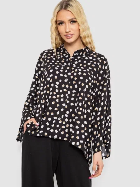 Блуза Ager бавовна/еластан чорний