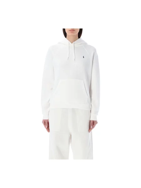 Bluza z kapturem Polo Ralph Lauren z kapturem biała