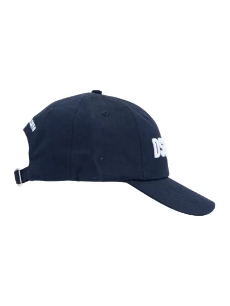 Czapka z daszkiem Dsquared2 z logo niebieska