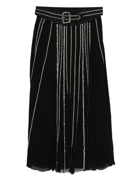 Fustă Prada de cristal negru