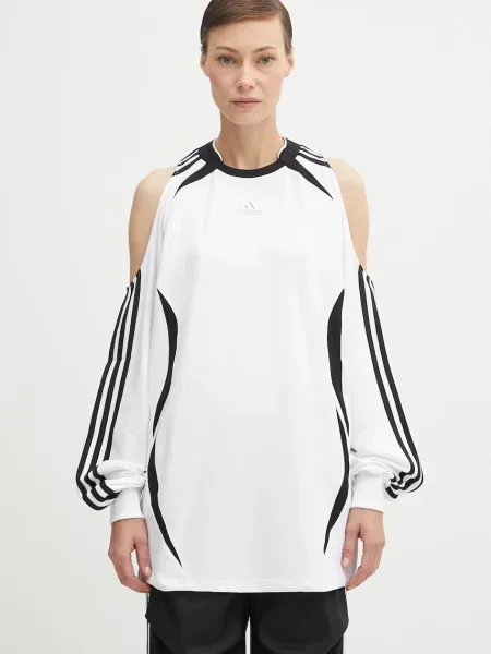 Bluza Adidas Originals z dżerseju biała