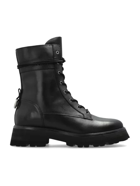 Buty do kostki Michael Kors skórzane czarne