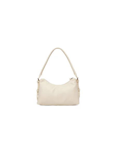 Tommy Jeans Ročna torba Metal Logo Shoulder Bag bela