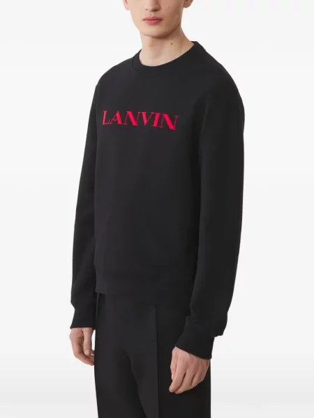 Hímzett melegítő felső Lanvin fekete