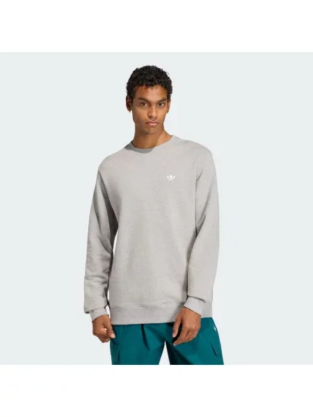 Bluza Trefoil Essentials Crew French Terry szara