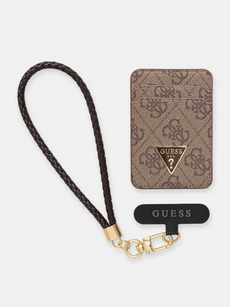 Guess etui za kartice rjava