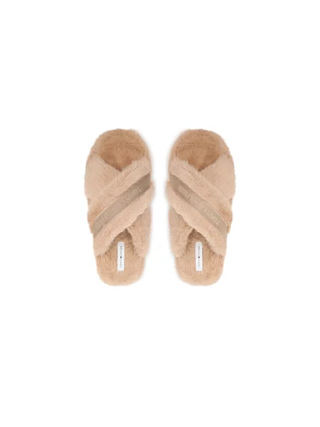 Papuče Tommy Hilfiger Th Feminine House Shoes bež