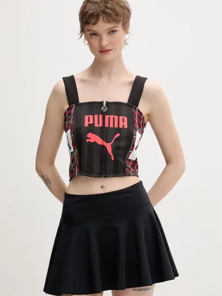 Puma top pentru femei FUTURE PUMA ARCHIVE negru