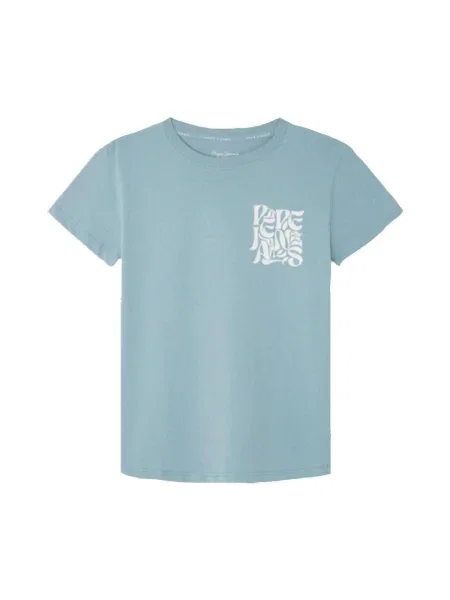 Tricou copii Pepe Jeans albastru