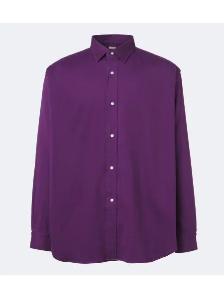 Cămașă A.presse din țesătură twill violet