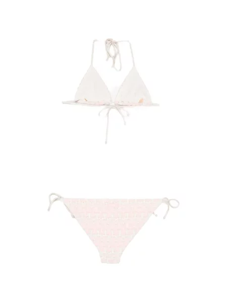 Bikini Mc2 Saint Barth cu broderie roz