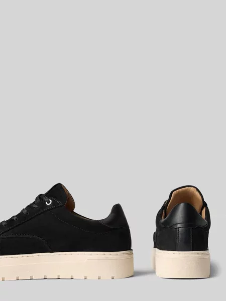 Sneakersy z naturalnej skóry model Ps Poelman czarne