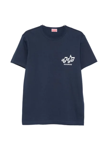 Scurt tricou Kenzo cu imagine albastru