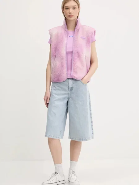 Hugo Blue bezrękawnik przejściowy fioletowy