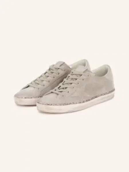 Golden Goose Trampki Super-Star grau beżowe