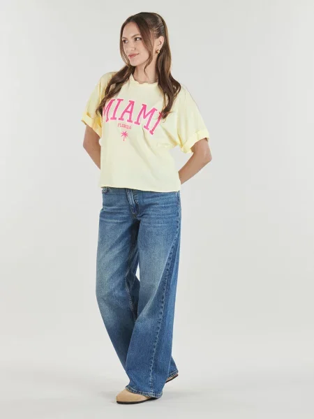 Tricou Only galben
