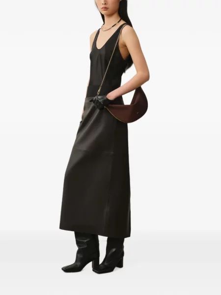Fustă midi Less negru