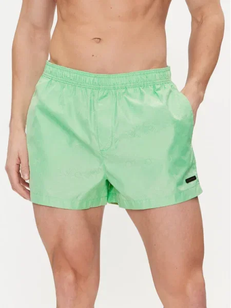 Calvin Klein Swimwear Pantaloni scurți pentru înot verde