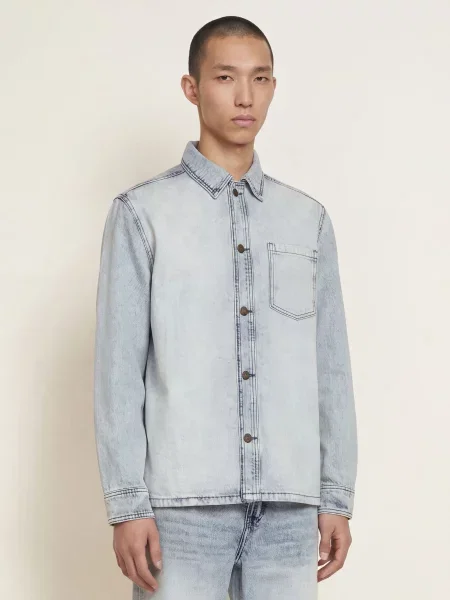 Les Deux Džíny S Overshirtem tmavě modrá