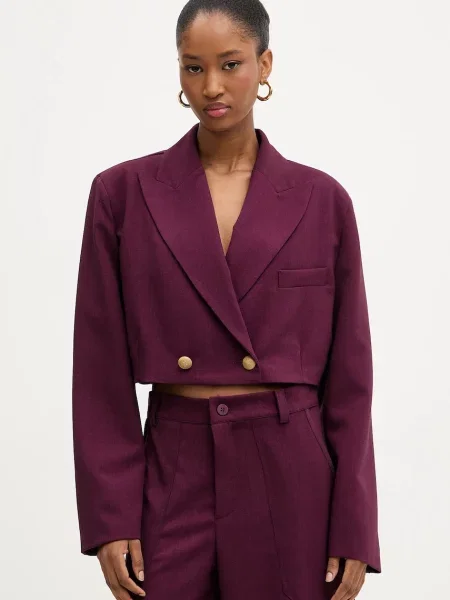 Haveone marynarka bordowa