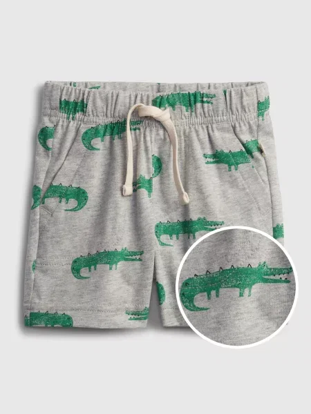 Pantaloni scurți copii Gap alb