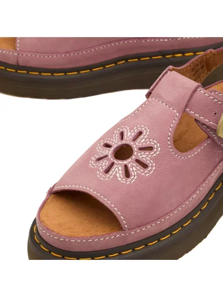Sandały Dr. Martens różowe