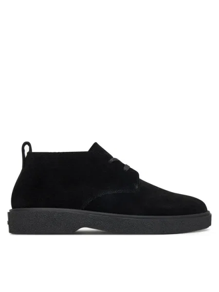 Calvin Klein Сникърси Text Rubber Desert Boot Su черен