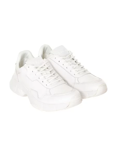 Sneakersy Calvin Klein skórzane białe