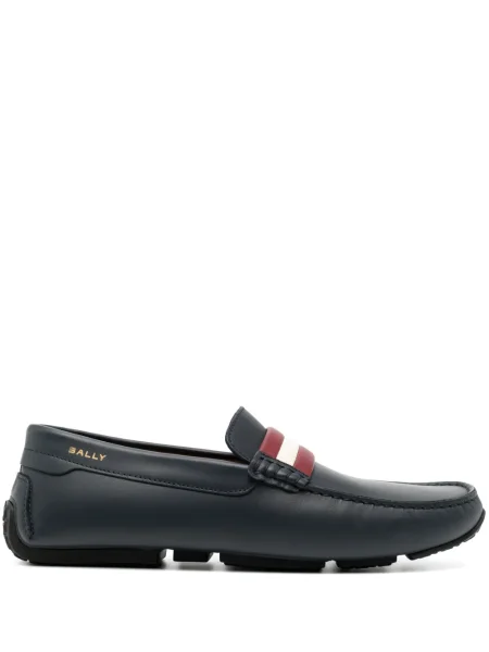 Pantofi loafer Bally din piele albastru