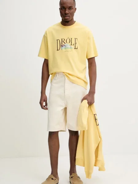 Šortky Drôle de Monsieur Le Short Baggy béžová