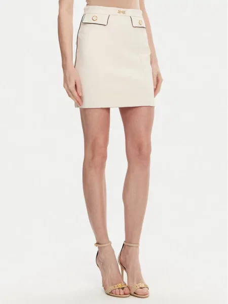 Elisabetta Franchi Mini suknja Écru