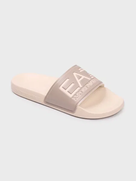 Шлепанцы Ea7 Emporio Armani бежевые
