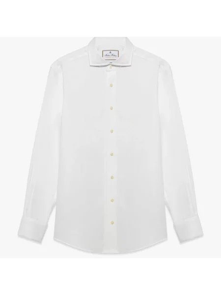 Koszula Brooks Brothers z kołnierzem biała
