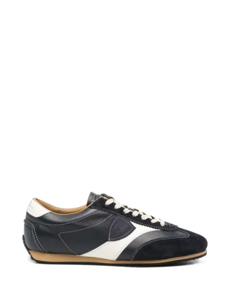 Sneakerși Philippe Model Paris cu autograf albastru
