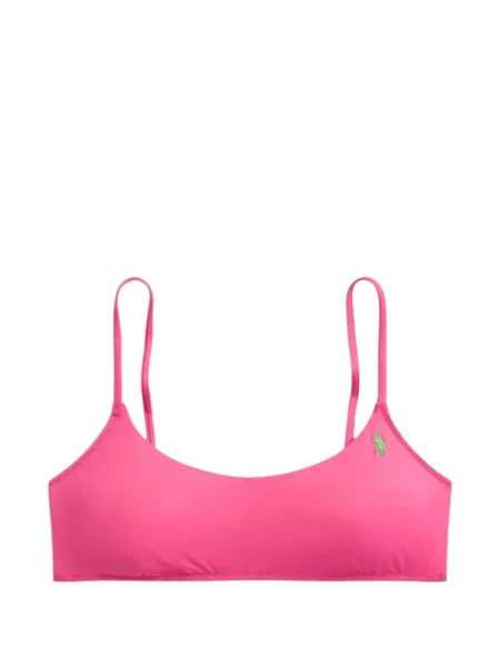 Top Polo Ralph Lauren cu broderie din jacard roșu