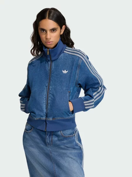 Джинсова куртка adidas Adicolor синій