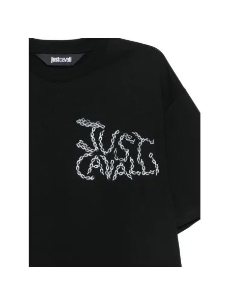 Just Cavalli T-shirt z czarna